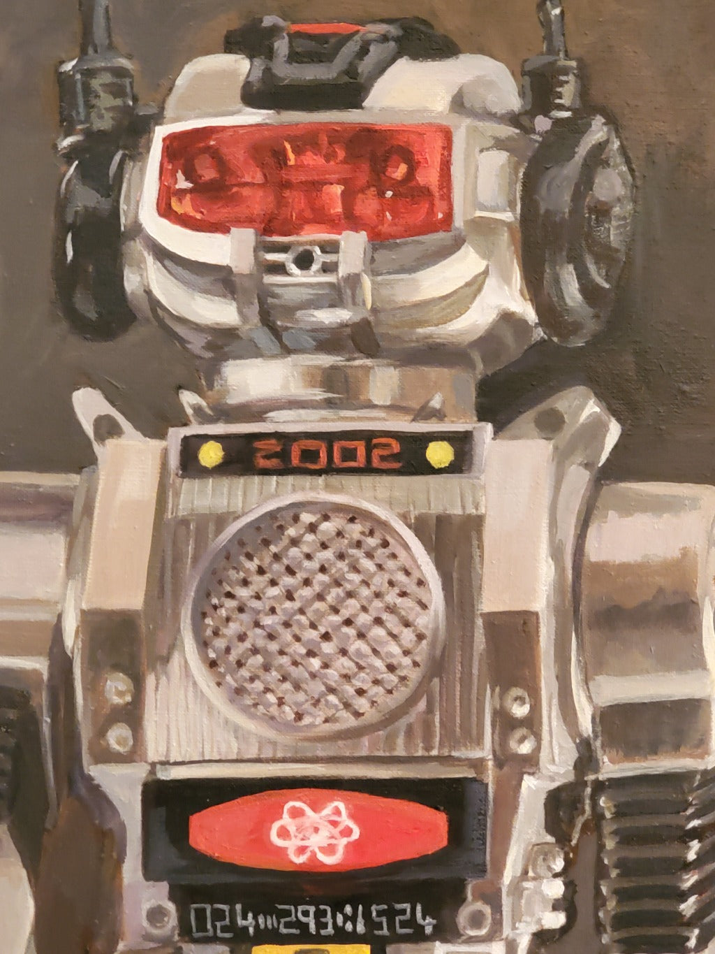 Smoke Oil on Canvas detail