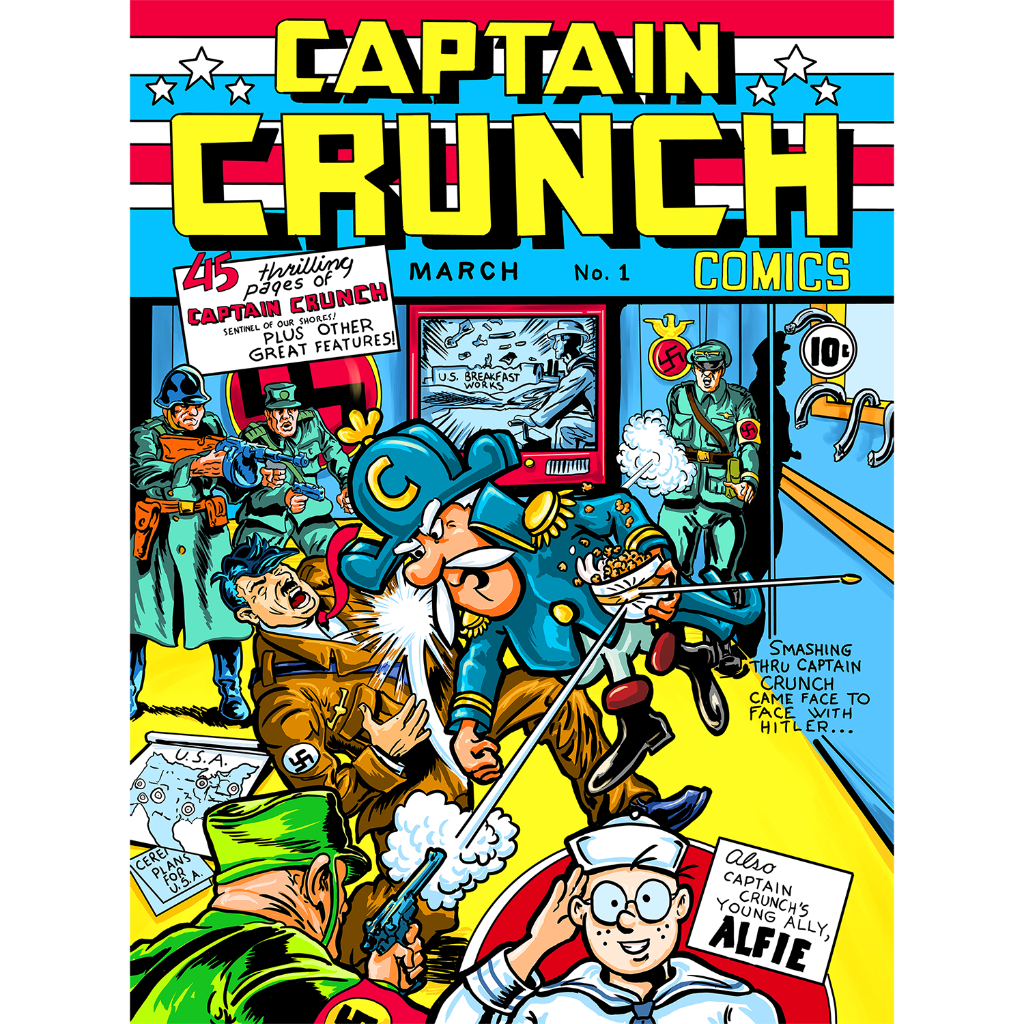 Captain Crunch Comic Book Cover
