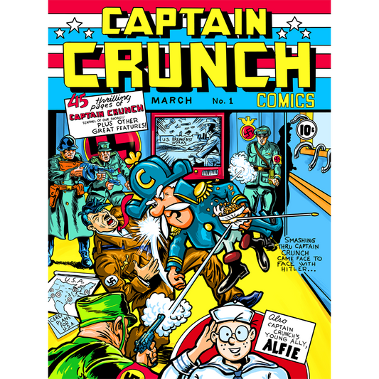 Captain Crunch Comic Book Cover
