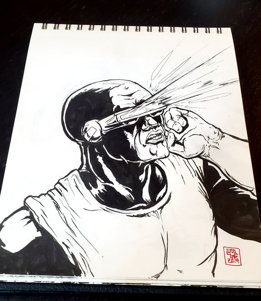 Cyclops Original Ink Drawing
