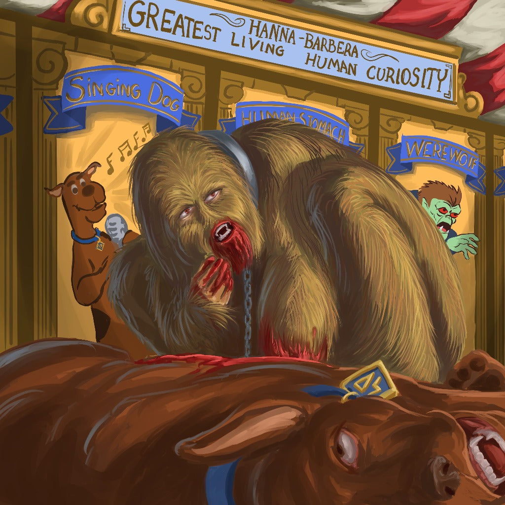 Werewolf from Scooby-Doo Art Print by Kyle La Fever
