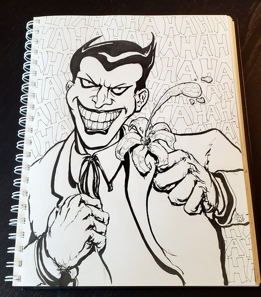 Joker Ink Drawing