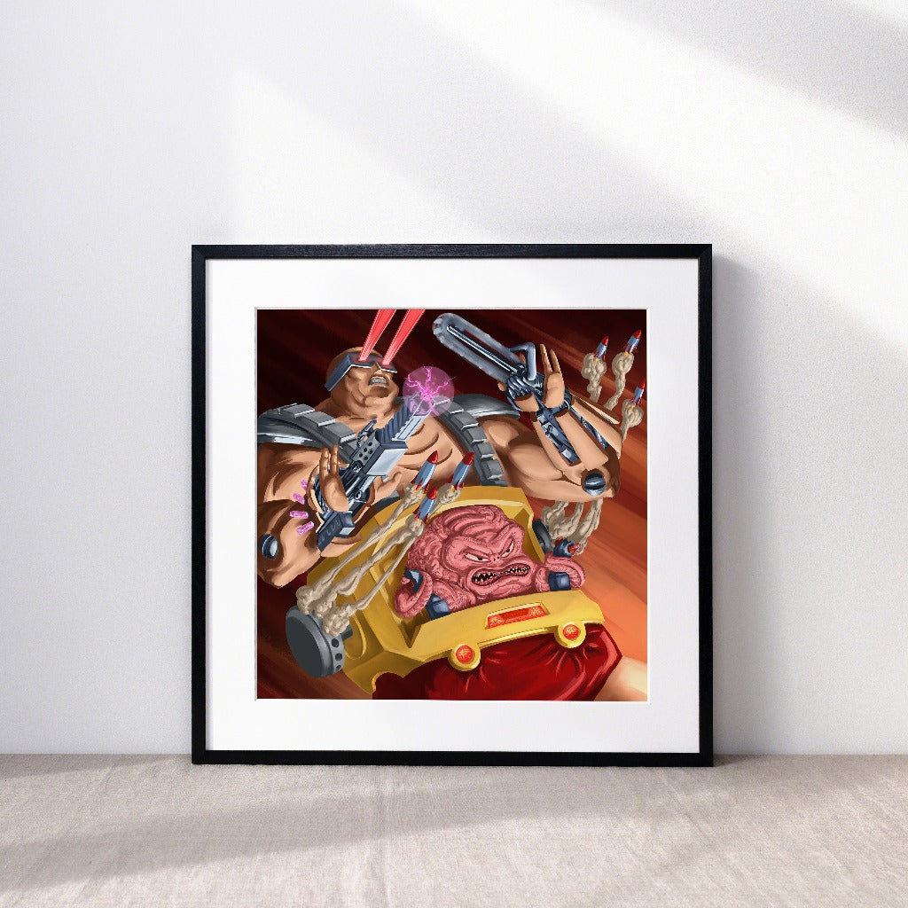Krang by Kyle La Fever in a Frame