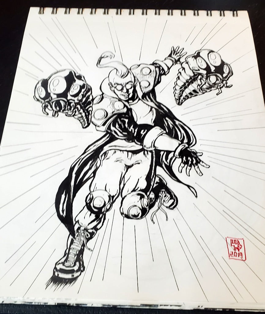 Maggot Original Ink Drawing b