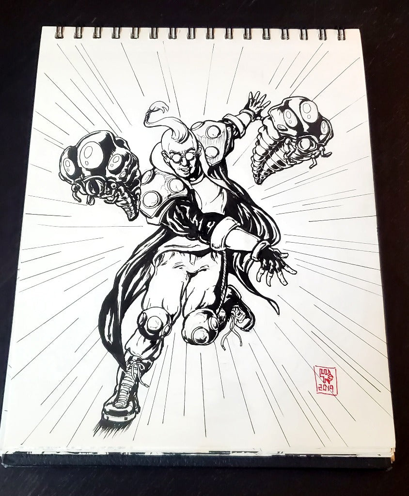Maggot Original Ink Drawing