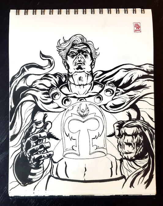 Magneto Ink Drawing