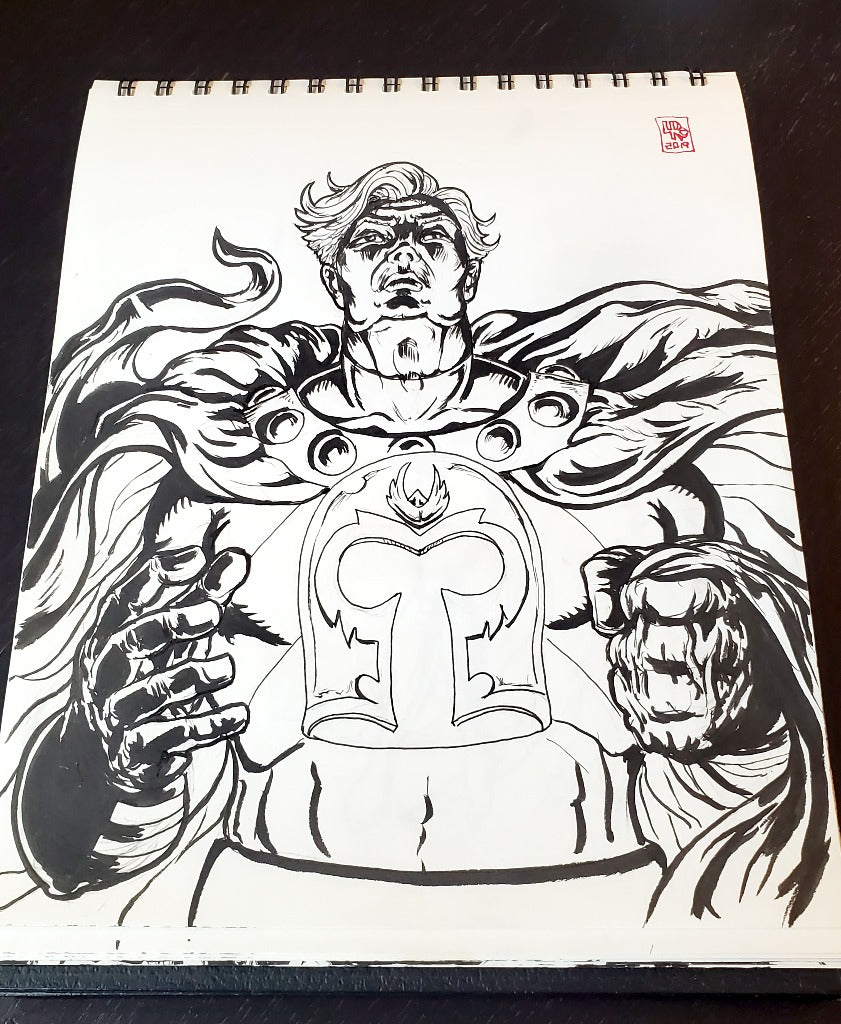 Magneto Ink Drawing b