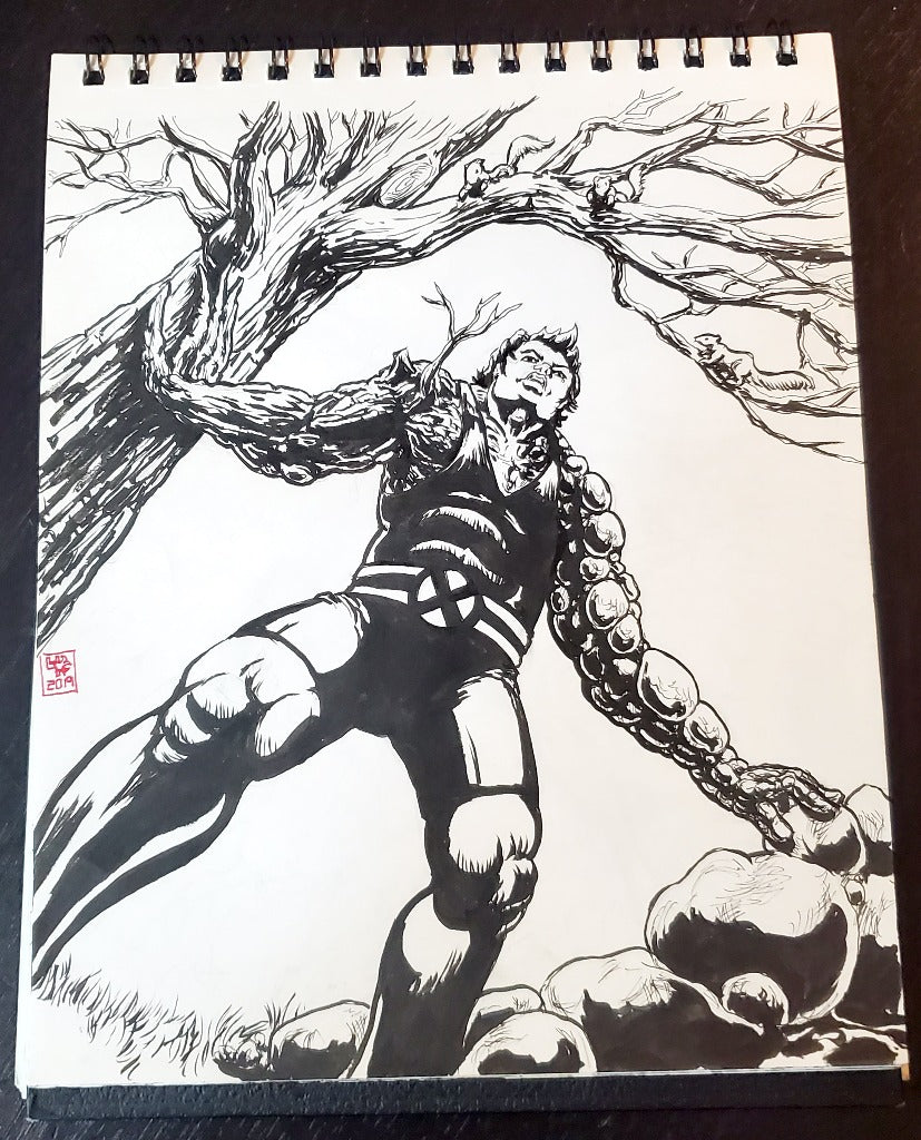 Mondo from Generation X Ink Drawing b