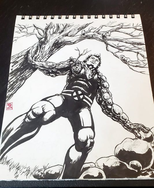 Mondo from Generation X Ink Drawing
