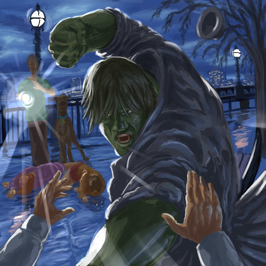 Mr Hyde from Scooby-Doo Art Print by Kyle La Fever