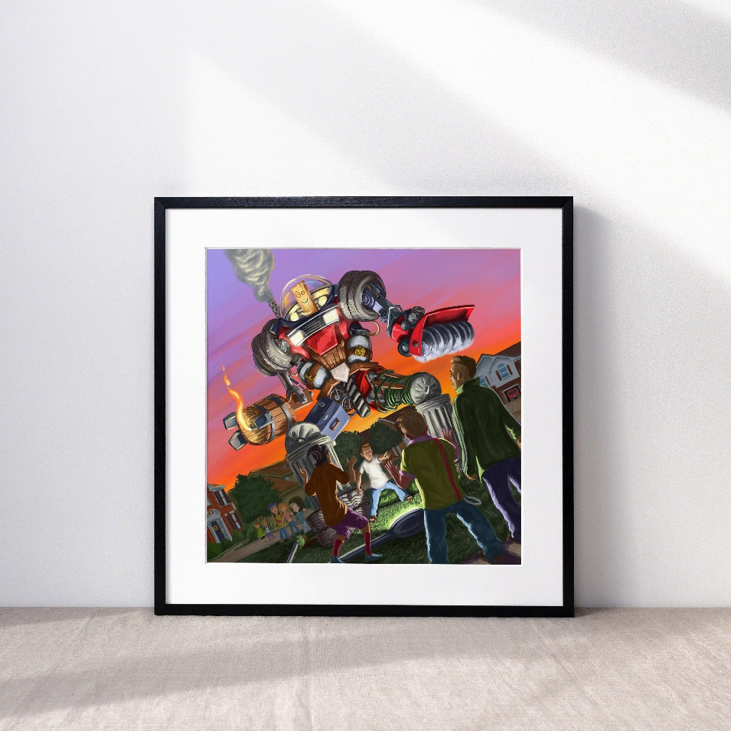 Planks Revenge from Ed, Edd & Eddy Art Print in a Frame