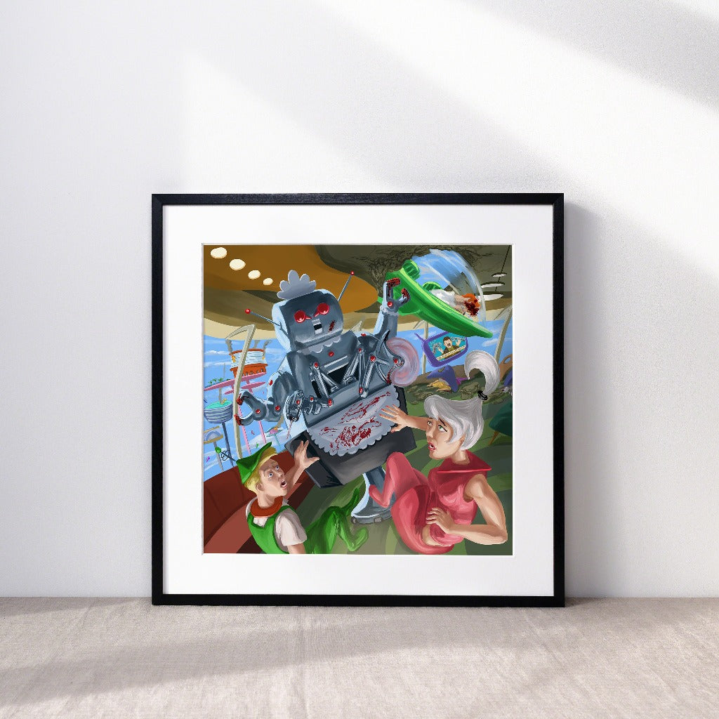 Rosie and the Jetson's Art Print by Kyle La Fever