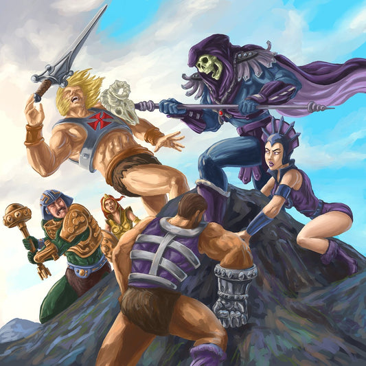 Skeletor from He-Man Art Print by Kyle La Fever