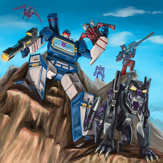 Soundwave the Decepticon from Transformers Art Print