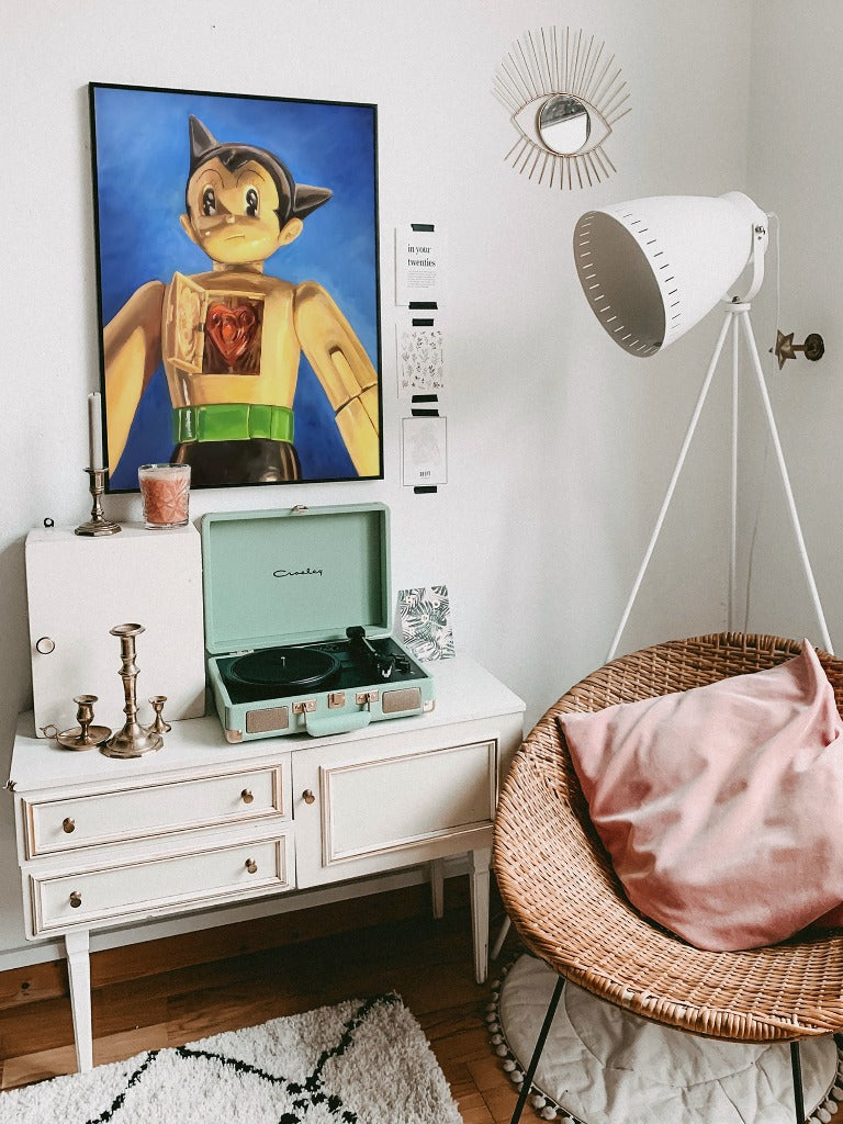 The Boy Above Desk