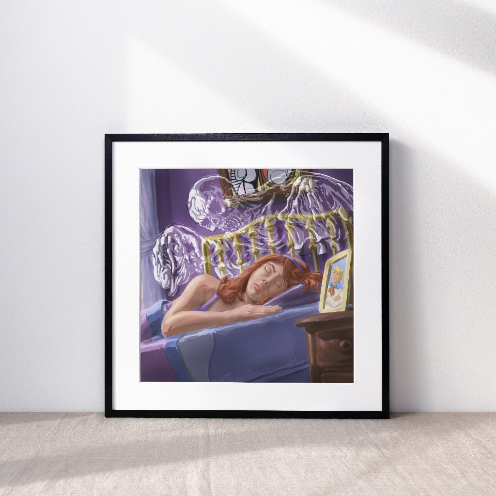 The Phantom from Scooby-Doo Art Print in a Frame