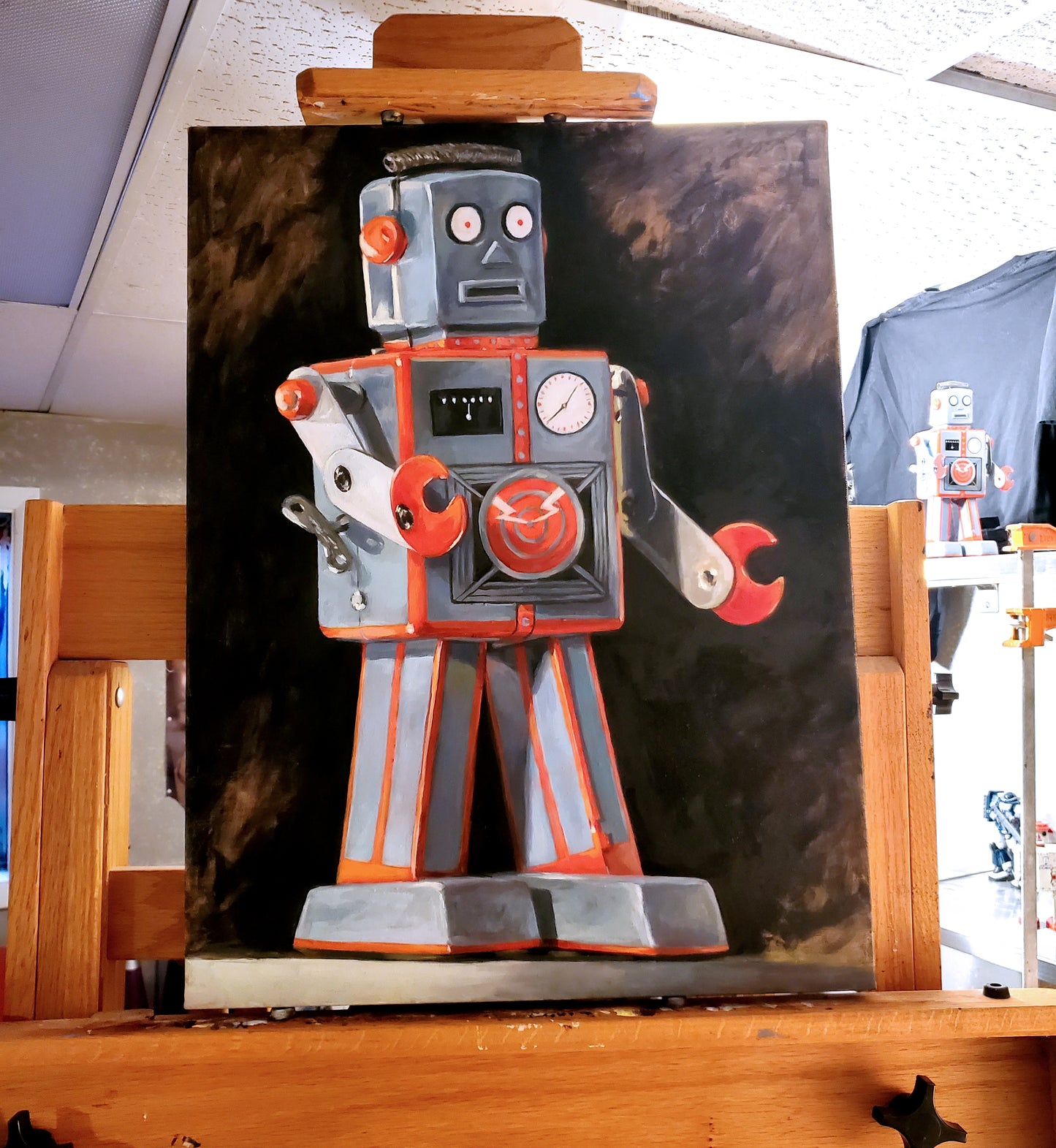 TinMan, Oil on Canvas 18" x 24"