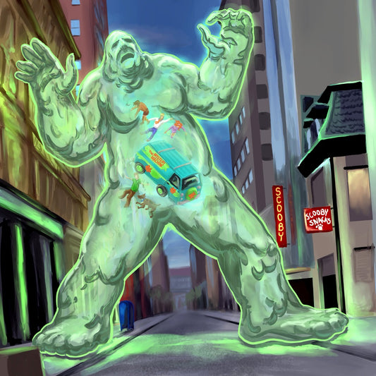 The Wax Phantom from Scooby-Doo Art Print  by Kyle La Fever