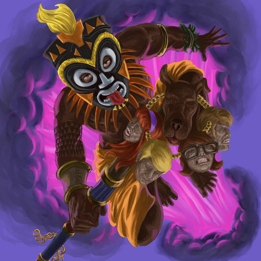 Witchdoctor from Scooby-Doo Art Print by Kyle La Fever