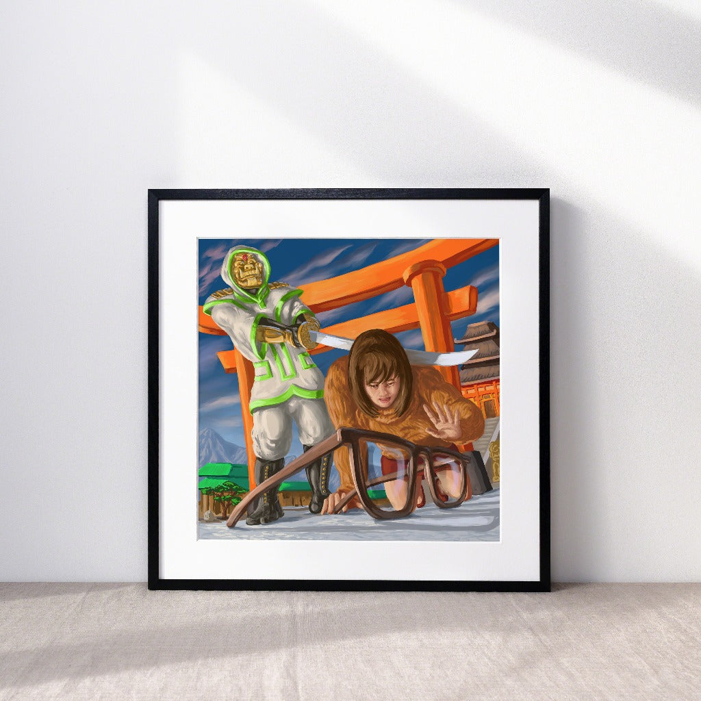Ghost of Zen Tuo Art Print in a Frame