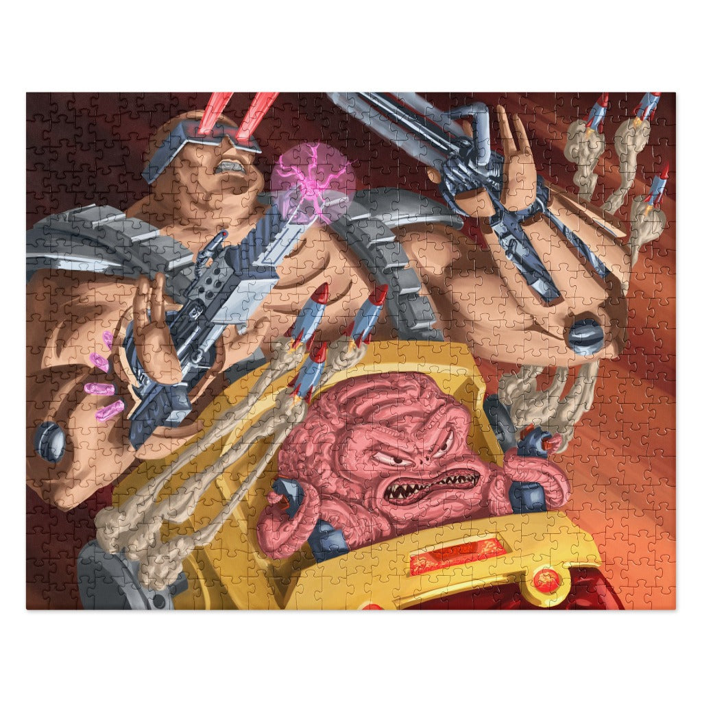 Krang from Teenage Mutant Ninja Turtle jigsaw puzzle Complete