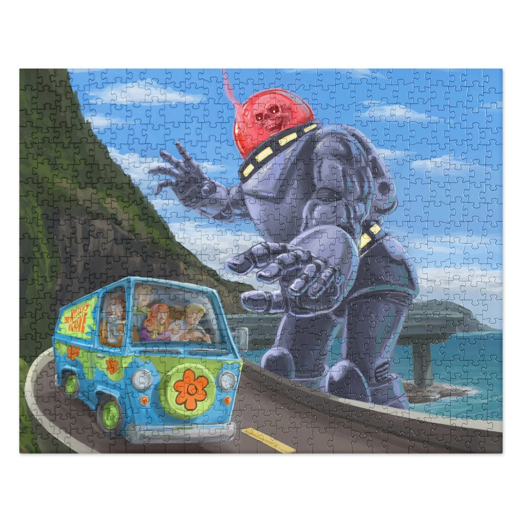 Spooky Space Ghost Puzzle Constructed