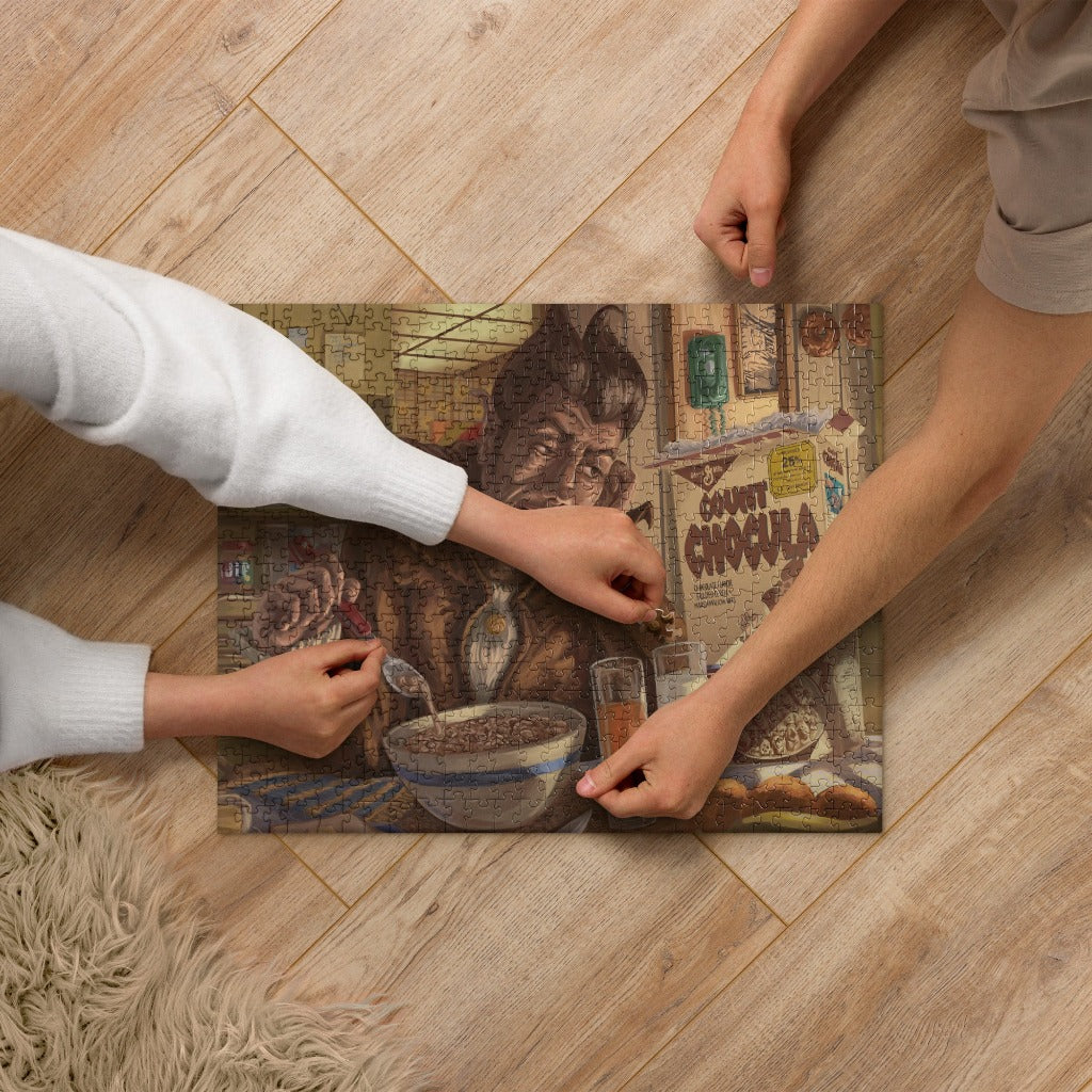 Count Chocola Jigsaw puzzle making