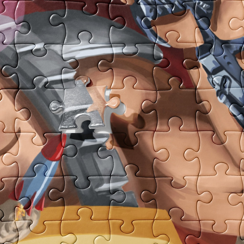 Krang from Teenage Mutant Ninja Turtle jigsaw puzzle detail