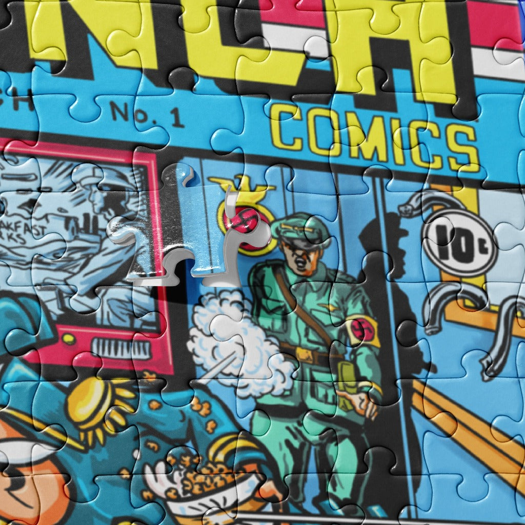 Captain Crunch Comic Book Cover Art Jigsaw Puzzle Detail