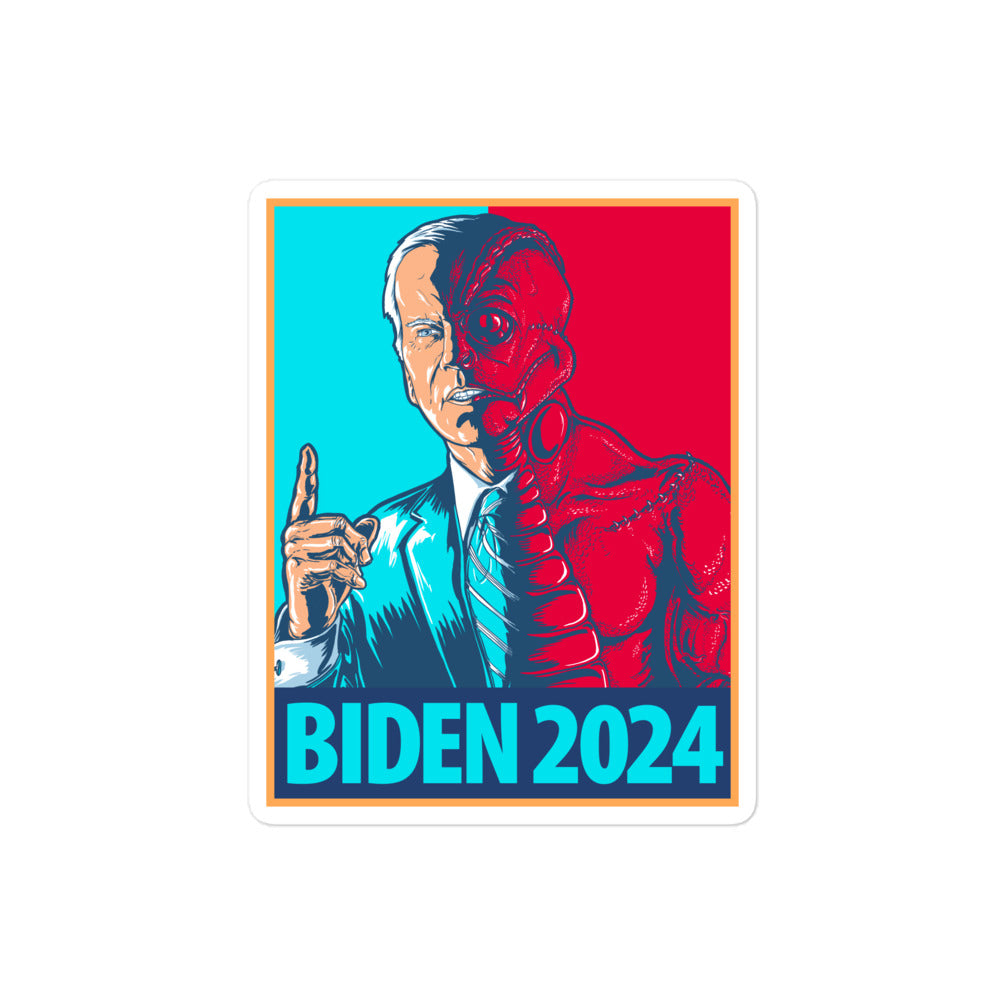 Biden 2024 Bubble-free stickers