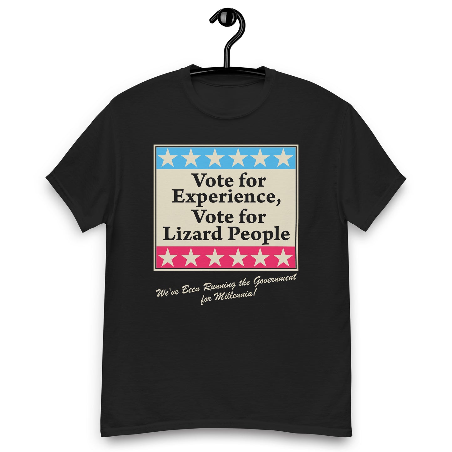 Vote for Experience, Vote for Lizard People T-shirt