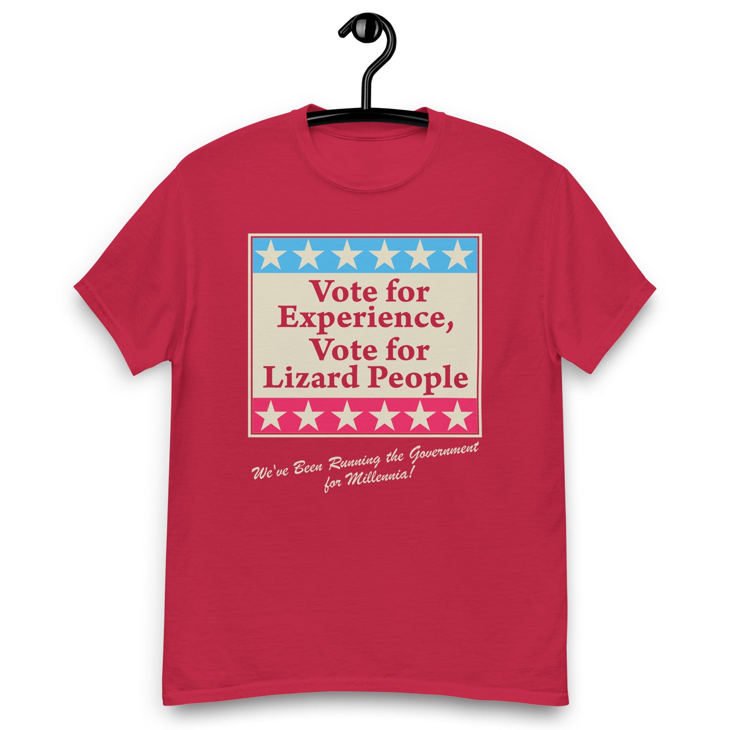 Vote for Experience, Vote for Lizard People T-shirt