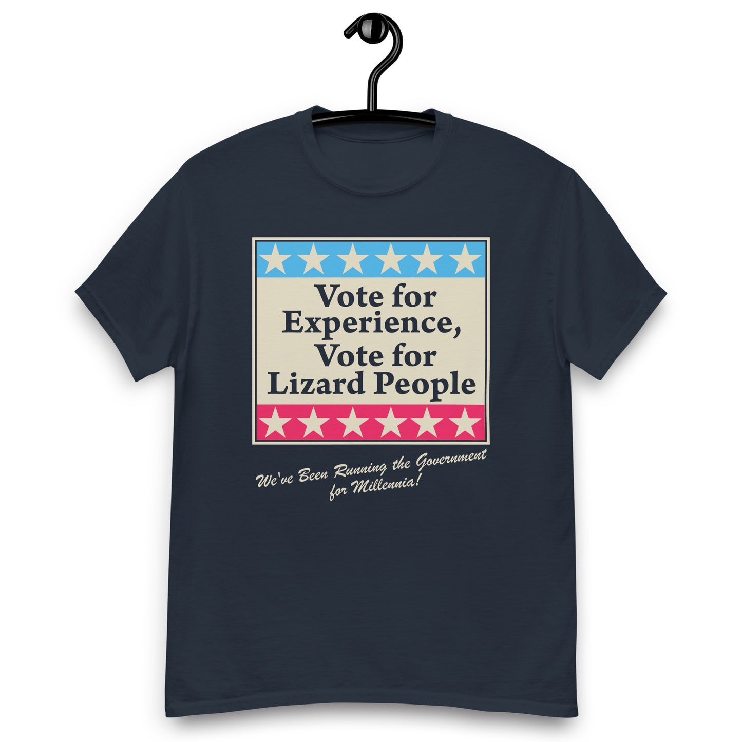 Vote for Experience, Vote for Lizard People T-shirt