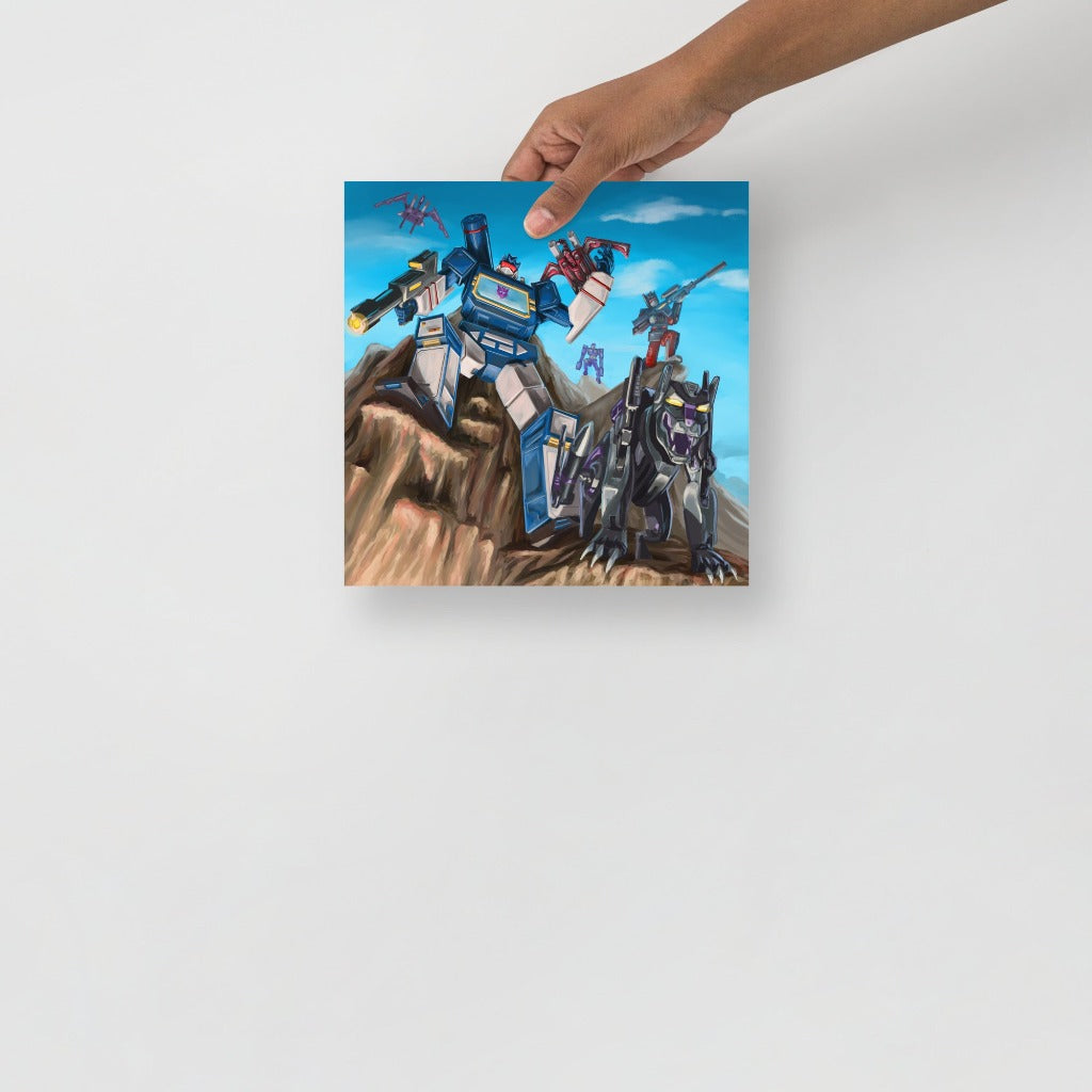 Soundwave the Decepticon from Transformers Art Print 10x10