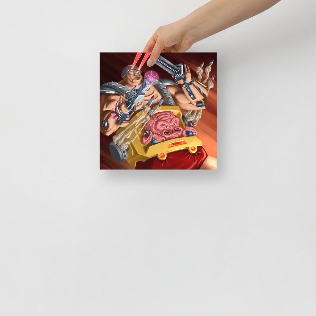Krang from Teenage Mutant Ninja Turtle Art Print 10x10