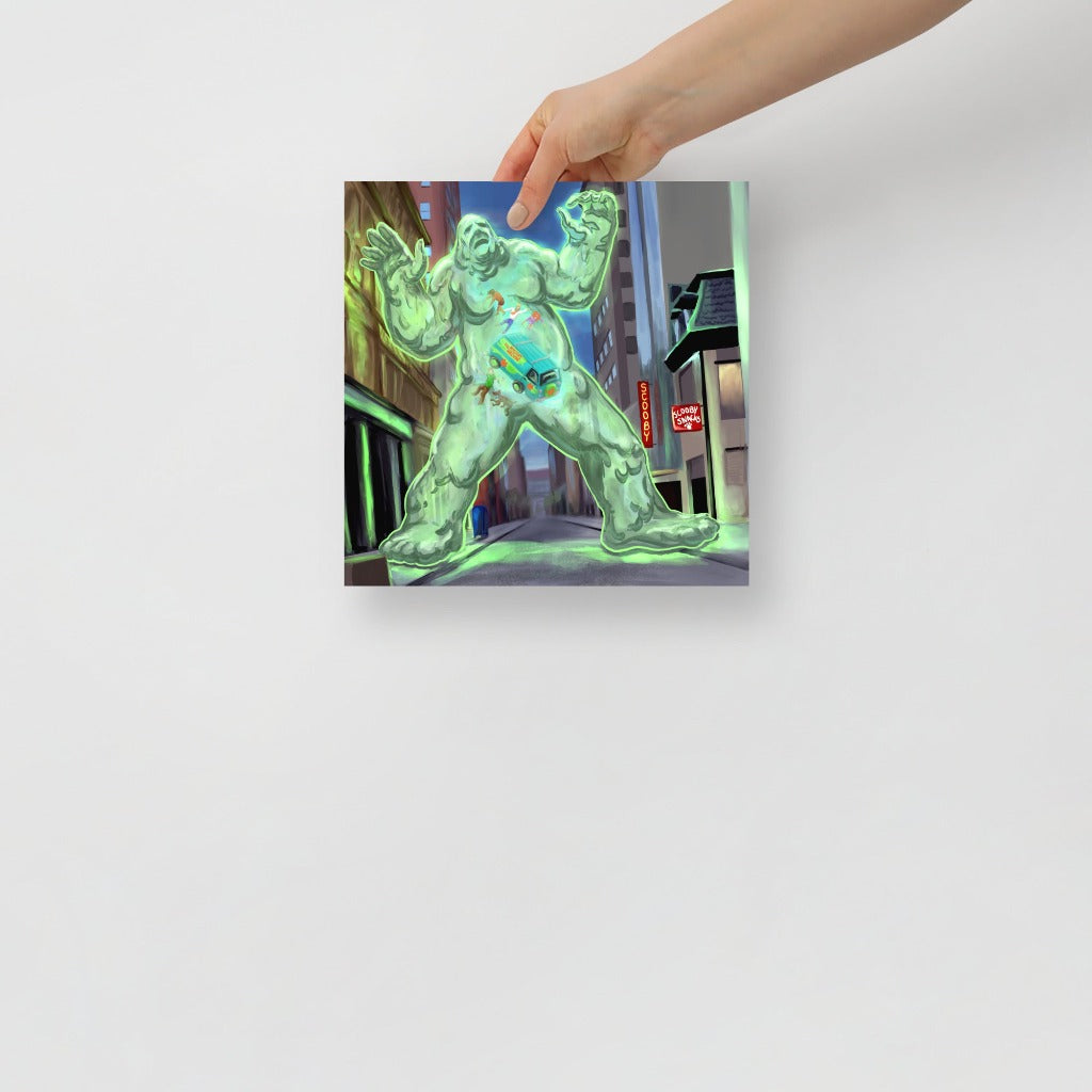 The Wax Phantom from Scooby-Doo Art Print 10x10