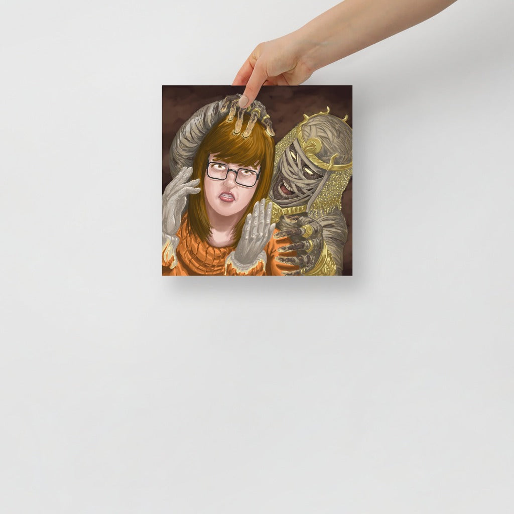 The Mummy of Anka with Velma Art Print 10 x 10