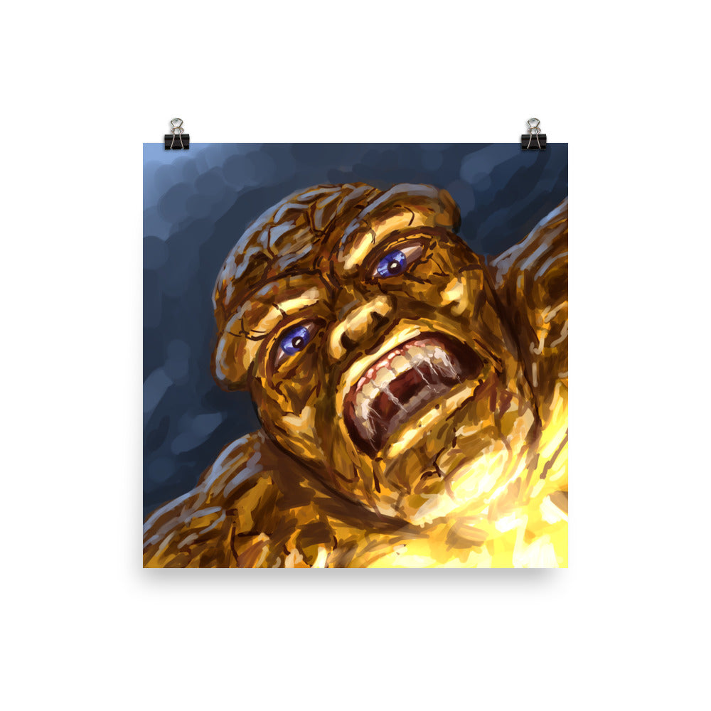 The Thing Fan Art, Fantastic Four Art Print