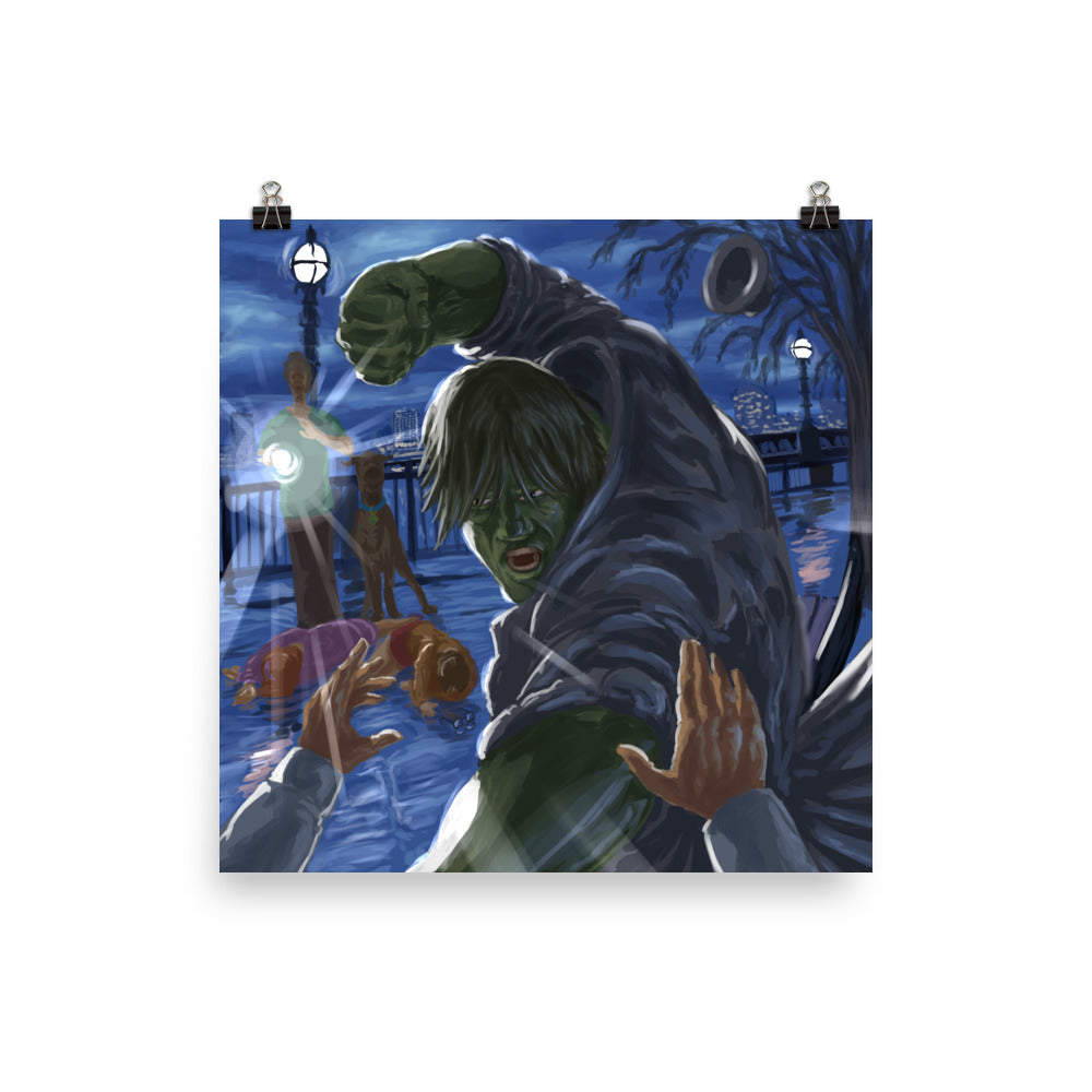 Mr Hyde from Scooby-Doo Art Print