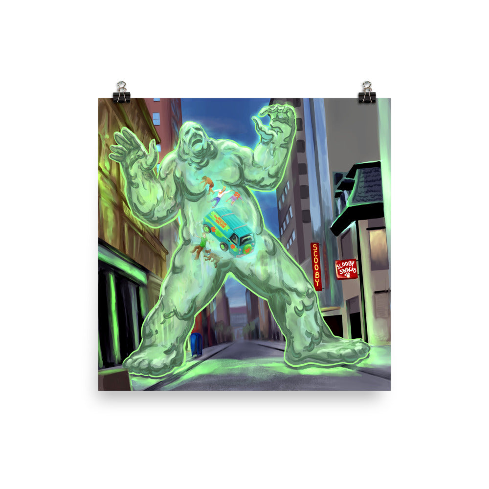 The Wax Phantom from Scooby-Doo Art Print