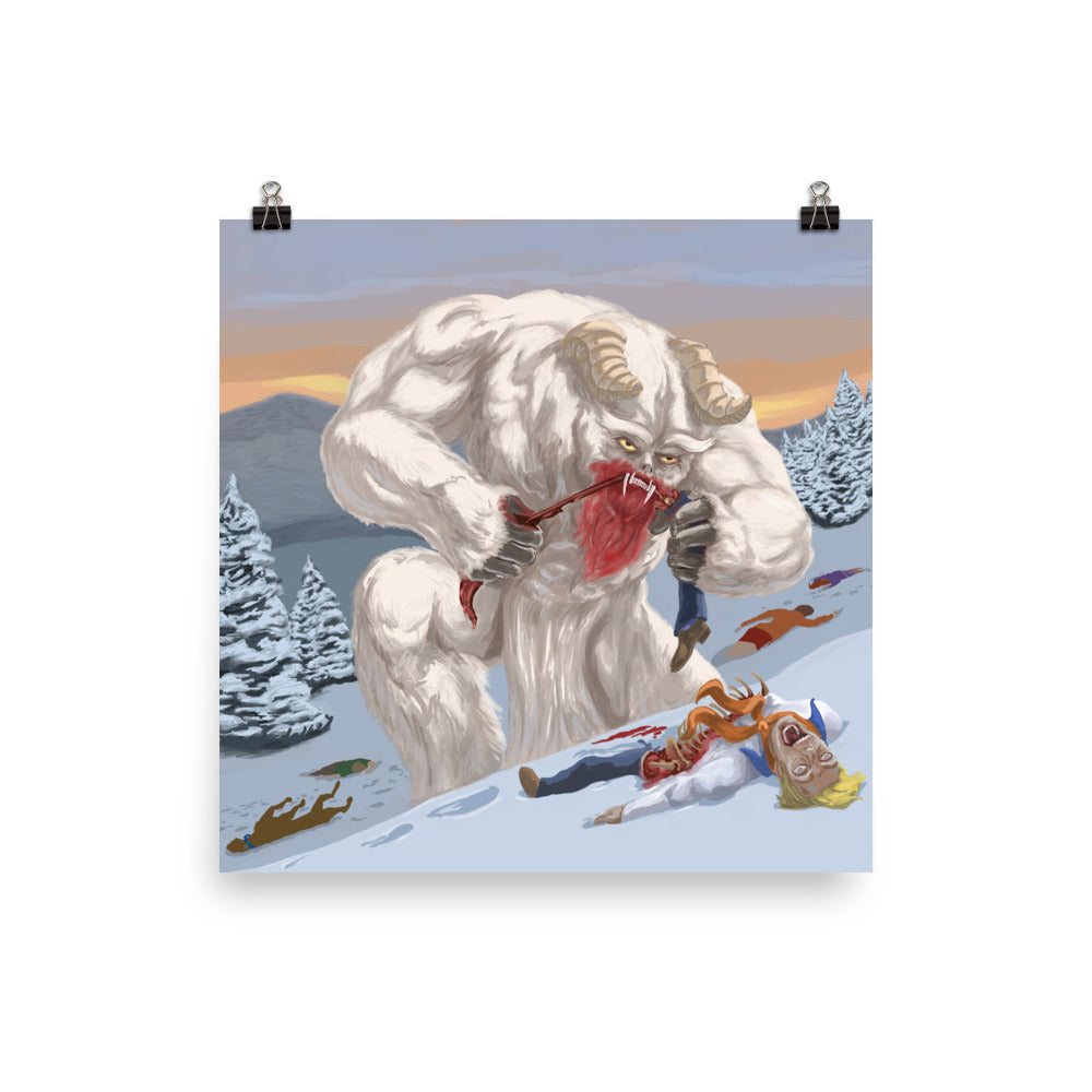 Snow Ghost from Scooby Doo Art Print