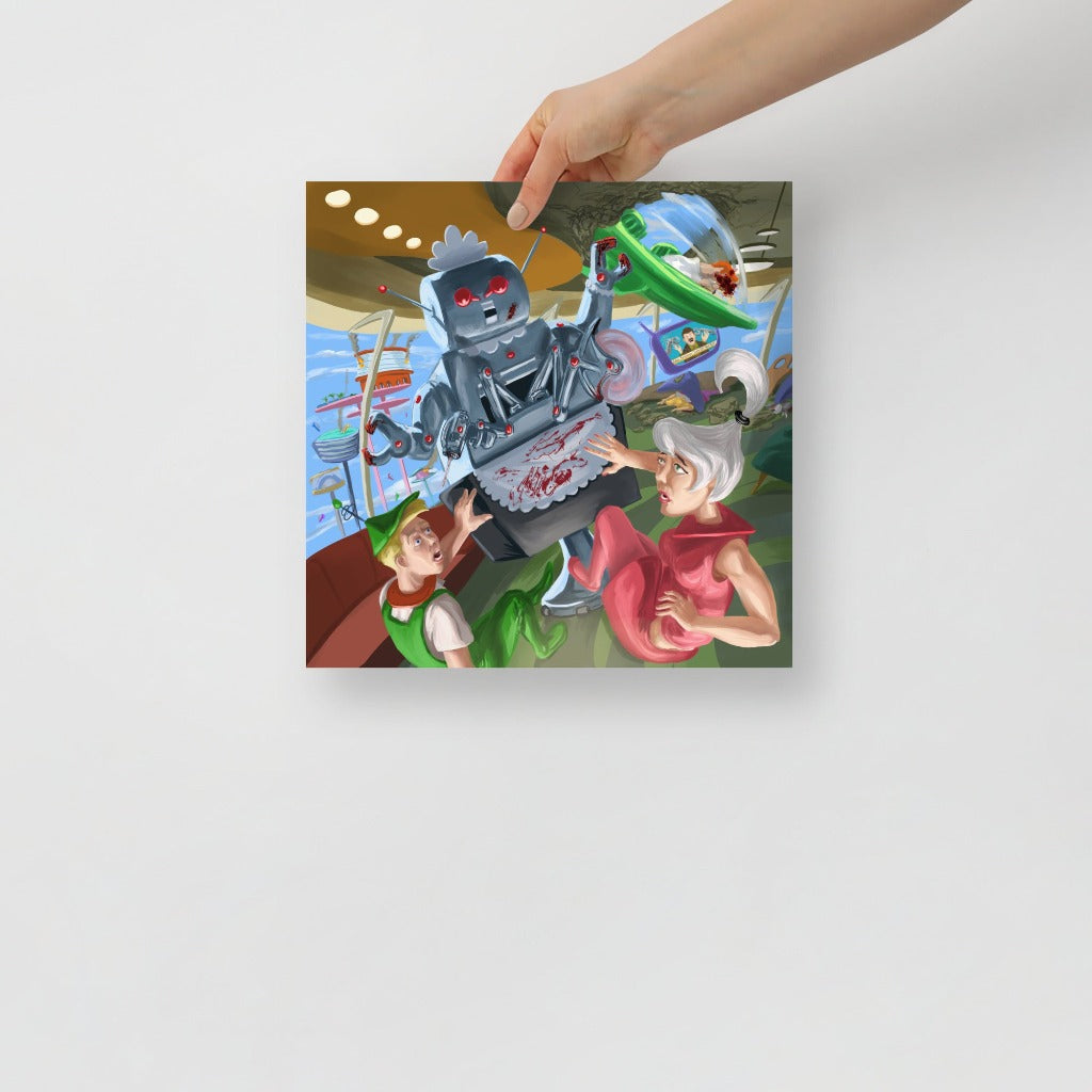Rosie and the Jetson's Art Print 12x12