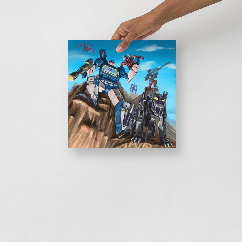 Soundwave the Decepticon from Transformers Art Print 12x12