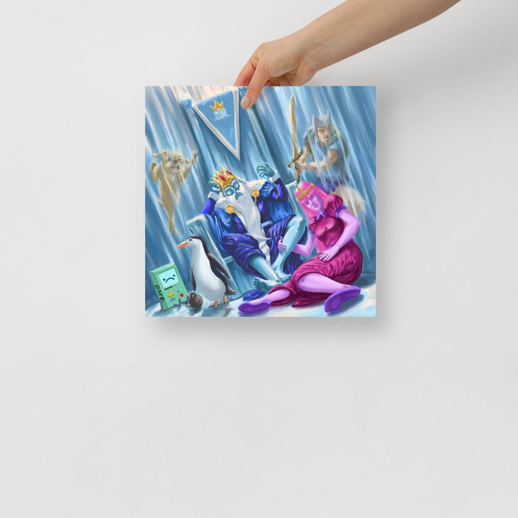 Ice King from Adventure Time Art Print 12x12