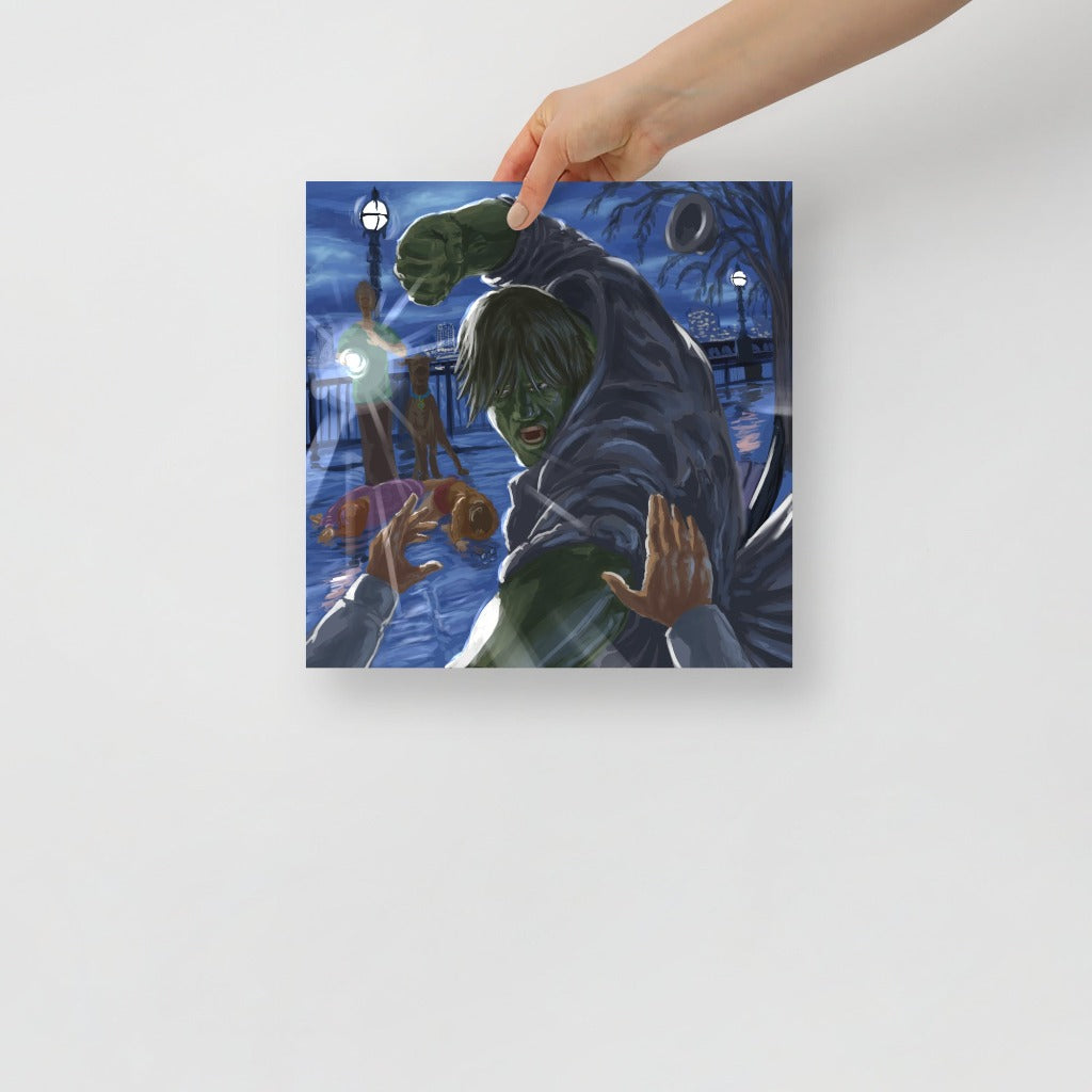 Mr Hyde from Scooby-Doo Art Print 12x12