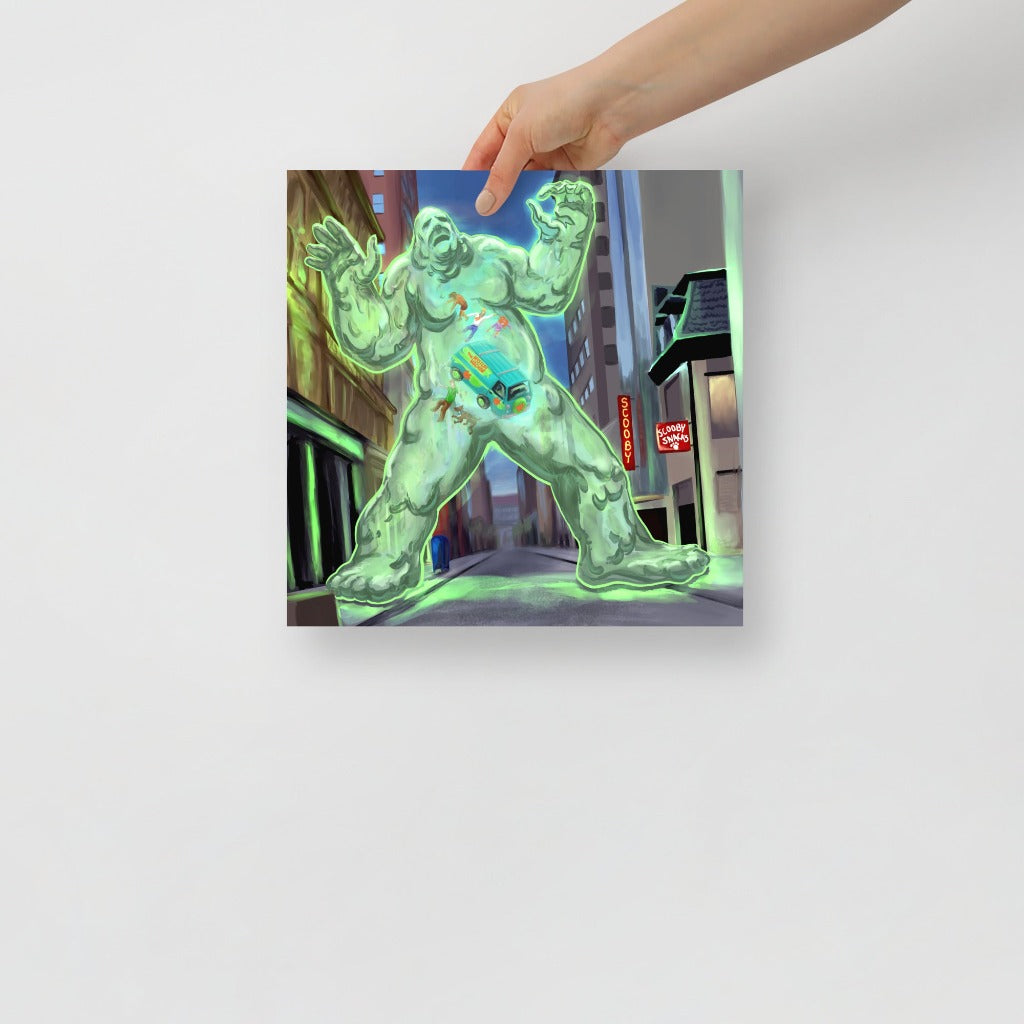 The Wax Phantom from Scooby-Doo Art Print 12x12