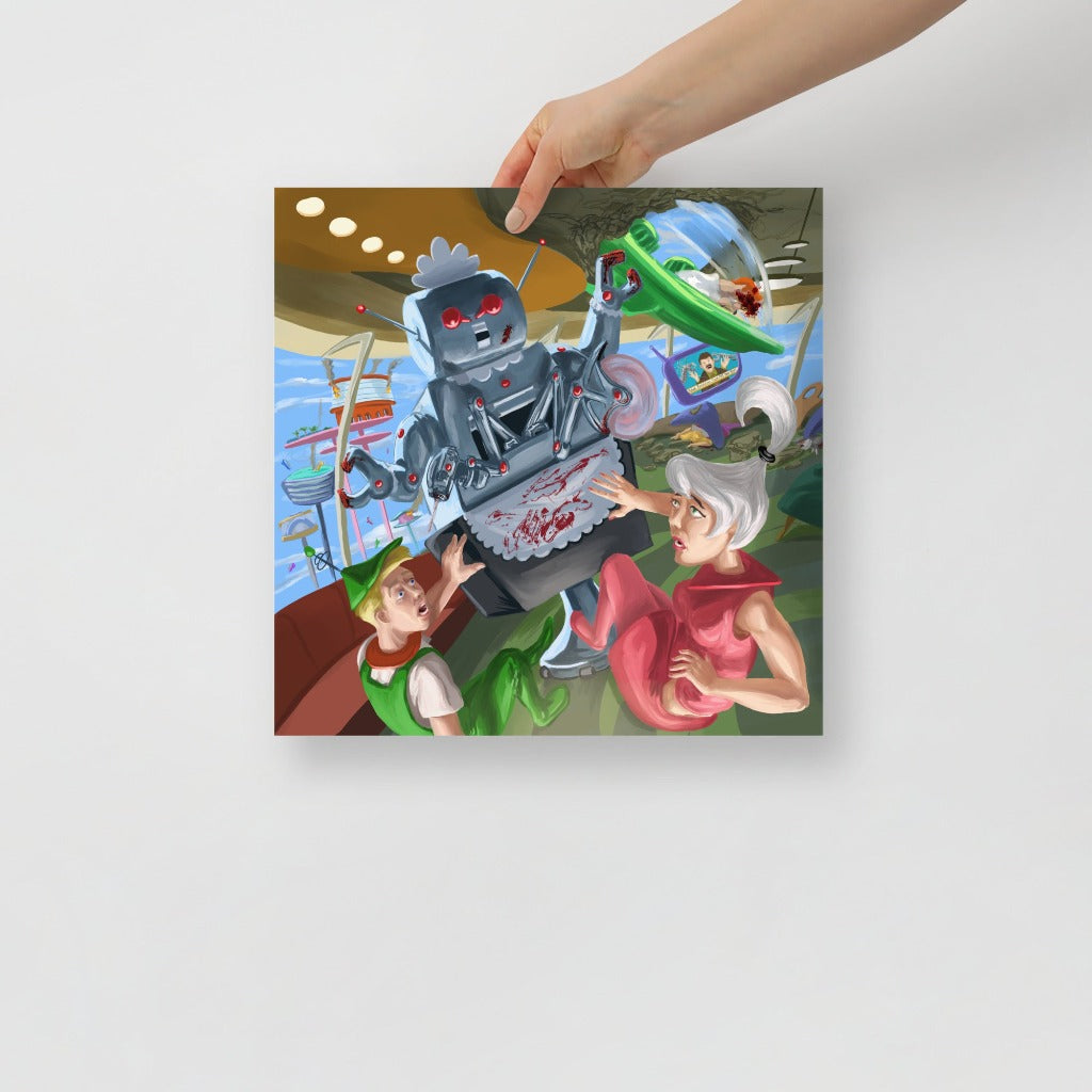 Rosie and the Jetson's Art Print 14x14