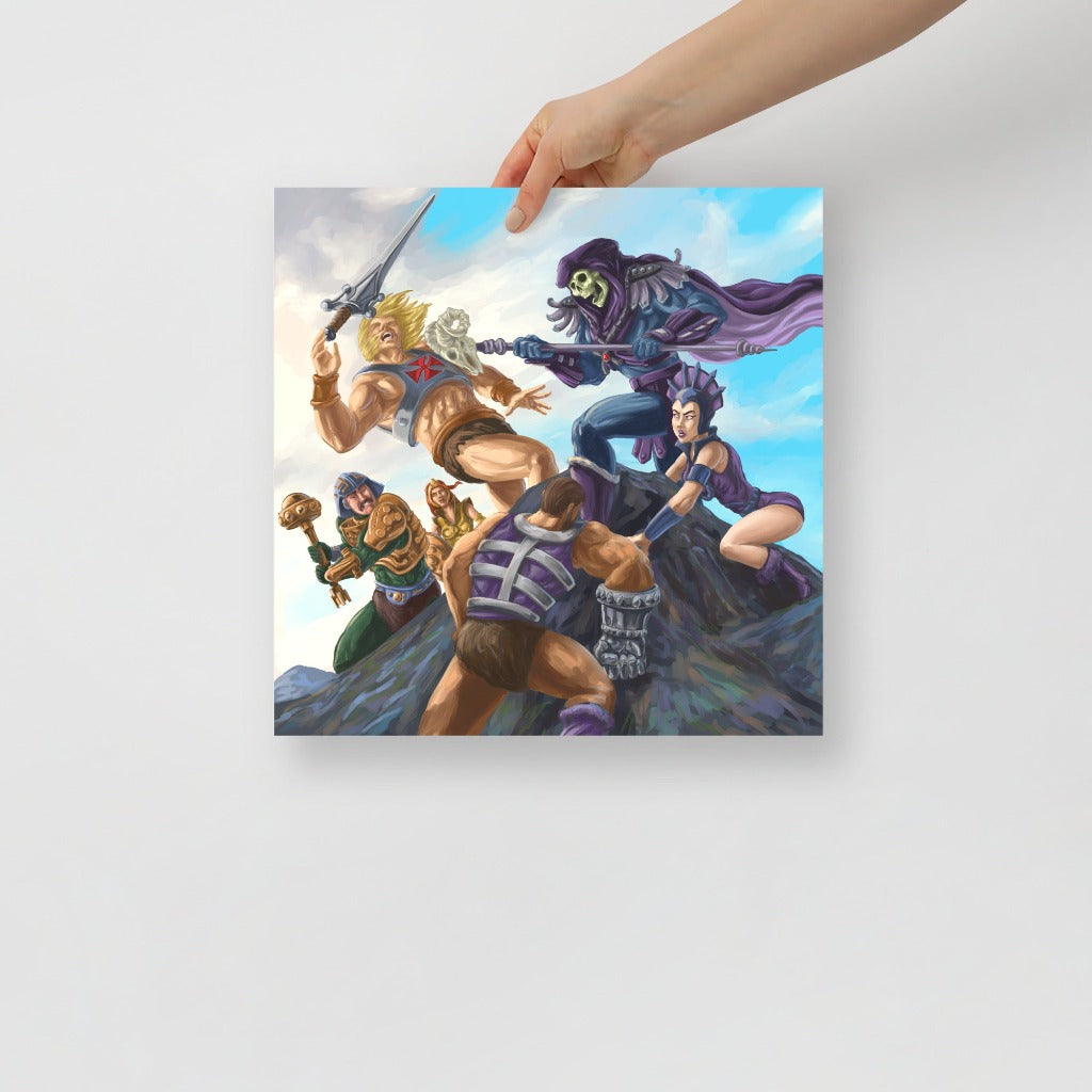 Skeletor from He-Man Art Print 14x14