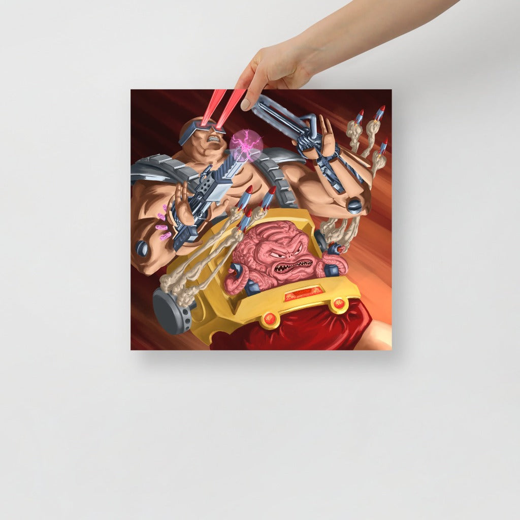 Krang from Teenage Mutant Ninja Turtle Art Print 14x14