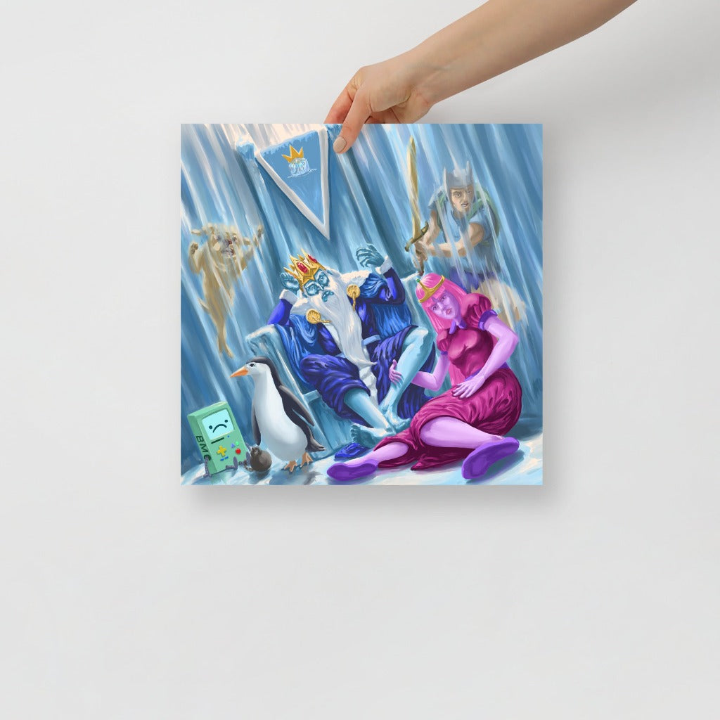 Ice King from Adventure Time Art Print 14x14